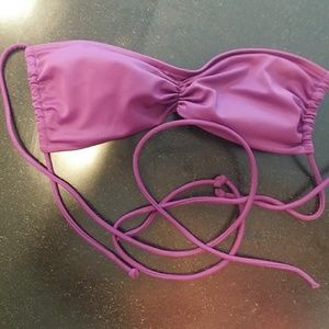 Victoria's Secret purple convertible bikini top xs